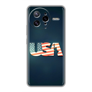 Чехол Флаг USA для Xiaomi POCO F7 Ultra – USA