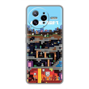 Чехол Майнкрафт на Xiaomi POCO F7 Ultra (AlphaPrint) Minecraft