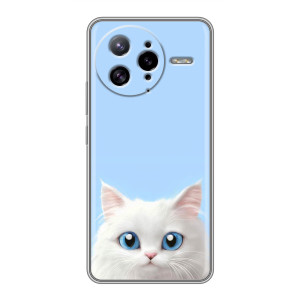 Чехол на тематику: Коты для Xiaomi POCO F7 Ultra – Белый кот
