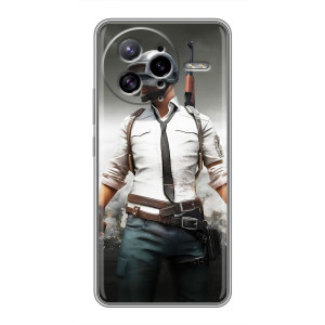 Силиконовый чехол с картинкой "Герой Pubg" на Xiaomi POCO F7 Ultra (Пабг)