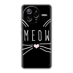Бампер с изображением Котиков для Поко Ф7 Ультра – КОТИК MEOW