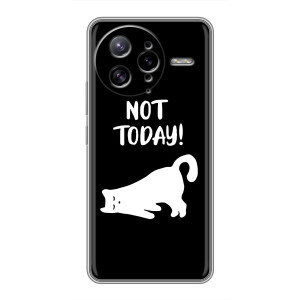 Бампер с изображением Котиков для Поко Ф7 Ультра – Not Today