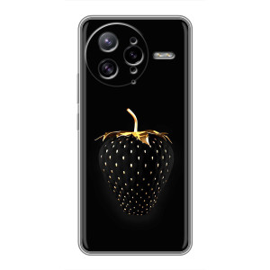 Чехол с изображением  вкусной еды для Xiaomi POCO F7 Ultra – Чёрная клубника