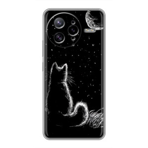 Чехол с принтом для Xiaomi POCO F7 Ultra (AlphaPrint) Модные коты