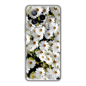 Чехол с ромашками на Xiaomi POCO F7 Ultra – Рамка в ромашках