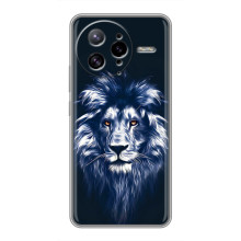 Чохол з картинкою ЛЕВ для Xiaomi POCO F7 Ultra (VPrint) (Синій Лев)