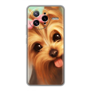 Чехол (ТПУ) Милые собачки для Xiaomi POCO F7 Ultra (Йоршенский терьер)