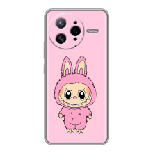 Чохол з Лабубу на Xiaomi POCO F7 Ultra – Рожевий Лабубу