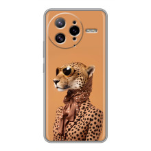 Чехол с принтом стильные животные для Поко Ф7 Ультра (Стильный леопард)