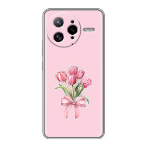 Чехол с розовым рисунком для Xiaomi POCO F7 Ultra