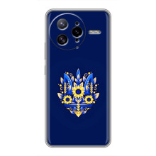 Чохол з українським гербом на Xiaomi POCO F7 Ultra – Квітчастий гирб