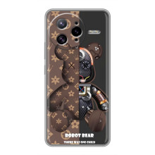 Круті Чохли Луі Віттон для Xiaomi POCO F7 Ultra (AlphaPrint) (Ведмідь Луі Вітон)