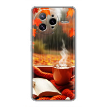 Чохол з унікальним дизайном 'Осінь з кавою' для Xiaomi POCO F7 Ultra – Кава і дощ
