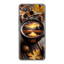Чохол з унікальним дизайном 'Осінь з кавою' для Xiaomi POCO F7 Ultra – Темна кава
