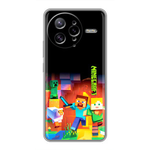 Чохли для Xiaomi POCO F7 Ultra (Персонажі МайнКрафт) (Герой Майнкрафт)