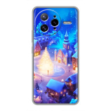 Рождественские Чехлы для Xiaomi POCO F7 Ultra (VPrint) (Рождественский город)
