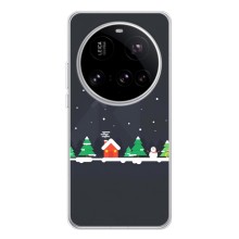 Силіконовий бампер на різдво для Xiaomi POCO F7 Ultra (Місто зимове)
