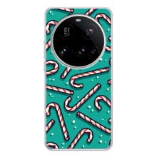 Силіконовий бампер на різдво для Xiaomi POCO F7 Ultra (Льодяники)