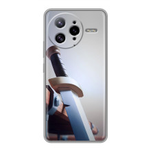 Силиконовый Чехол (атрибутика Клеш Роял) для Xiaomi POCO F7 Ultra (Меч варвара)