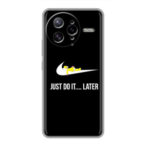 Силиконовый Чехол на Xiaomi POCO F7 Ultra с картинкой Nike (Later)