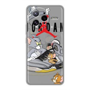 Силиконовый Чехол Nike Air Jordan на Поко Ф7 Ультра – Air Jordan