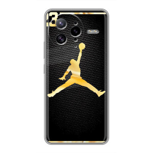 Силиконовый Чехол Nike Air Jordan на Поко Ф7 Ультра – Джордан 23