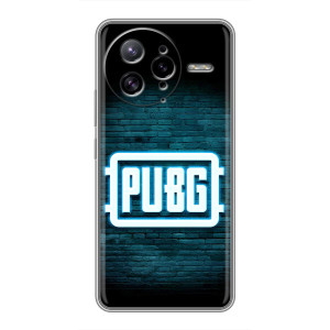 Чехол (TPU) с картинкой "Лого Пабг" на Поко Ф7 Ультра – Лого PUBG