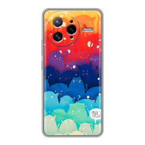Силіконовий чохол з котиком для Xiaomi POCO F7 Ultra – Mew