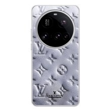 Текстурный Чехол Louis Vuitton для Поко Ф7 Ультра (Белый ЛВ)