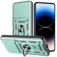 Чехол Ummi Camshield Serge Ring для Xiaomi Poco F7 – Зеленый