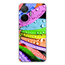 Чехлы (ART) Цветы на Xiaomi POCO F7 (VPrint) (Семицветик)