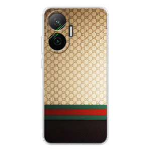 Чехлы Бренд GUCCI для Xiaomi POCO F7 – Фон Гуччи