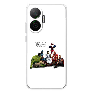 Чохли для Xiaomi POCO F7 (Для Християн) – Ісус супергерой