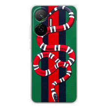 Чохли  GUCCI для Поко Ф7 (AlphaPrint) (Gucci змія)