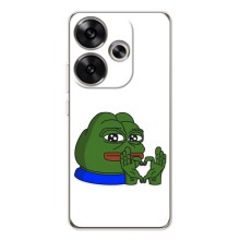 Чохли з зображенням Жаба Мем на Xiaomi POCO F7 (Жаба серце)
