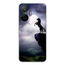 Чехлы с изображением разных животных для Xiaomi POCO F7 (Лошадь)