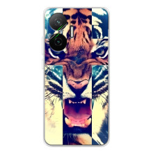 Чехлы с изображением разных животных для Xiaomi POCO F7 (Яркий Тигр)