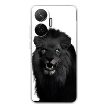 Чехлы с картинками животных Xiaomi POCO F7 (Черный ЛЕВ)