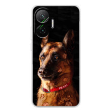 Чехлы с картинками животных Xiaomi POCO F7 (Овчарка)