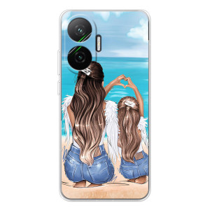 Чехол с печатью для Xiaomi POCO F7 - (Мама с ребенком) (AlphaPrint)