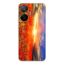 Чохол з картинкою (Стильні) Поко Ф7 - (AlphaPrint) (Поле тюльпанів)