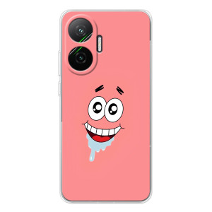 Чехлы с Патриком на Xiaomi POCO F7 (Мордочка Патрика)