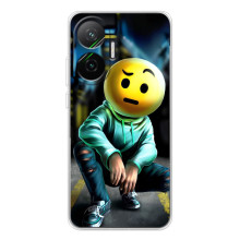 Чохол для Поко Ф7 - (AlphaPrint) з принтом (ТОП продажів) (Хлопець смайл)
