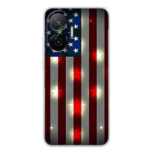 Чехол Флаг USA для Xiaomi POCO F7 – Флаг США 2