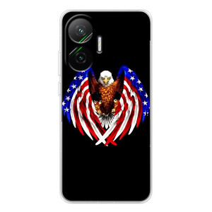 Чехол Флаг USA для Xiaomi POCO F7 – Крылья США
