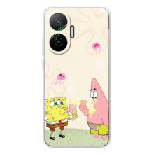 Чохол Губка Боб для Поко Ф7 (Патрік і Боб)