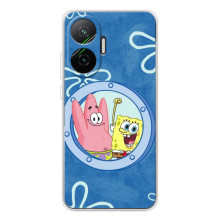 Чохол Губка Боб для Поко Ф7 (В ілюмінаторі)