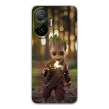 Чохол МАРВЕЛ для Поко Ф7 (AlphaPrint) (I am Groot)