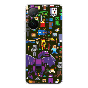 Чохол Майнкрафт на Xiaomi POCO F7 (AlphaPrint) Minecraft