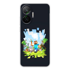 Чохол Майнкрафт на Xiaomi POCO F7 (AlphaPrint) Minecraft